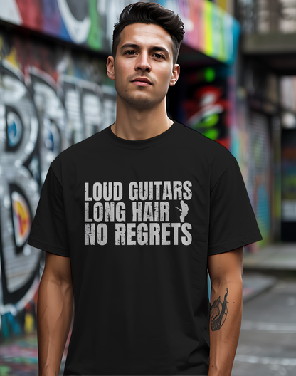 Loud Guitars Tee 🎸 Rock Music Shirt