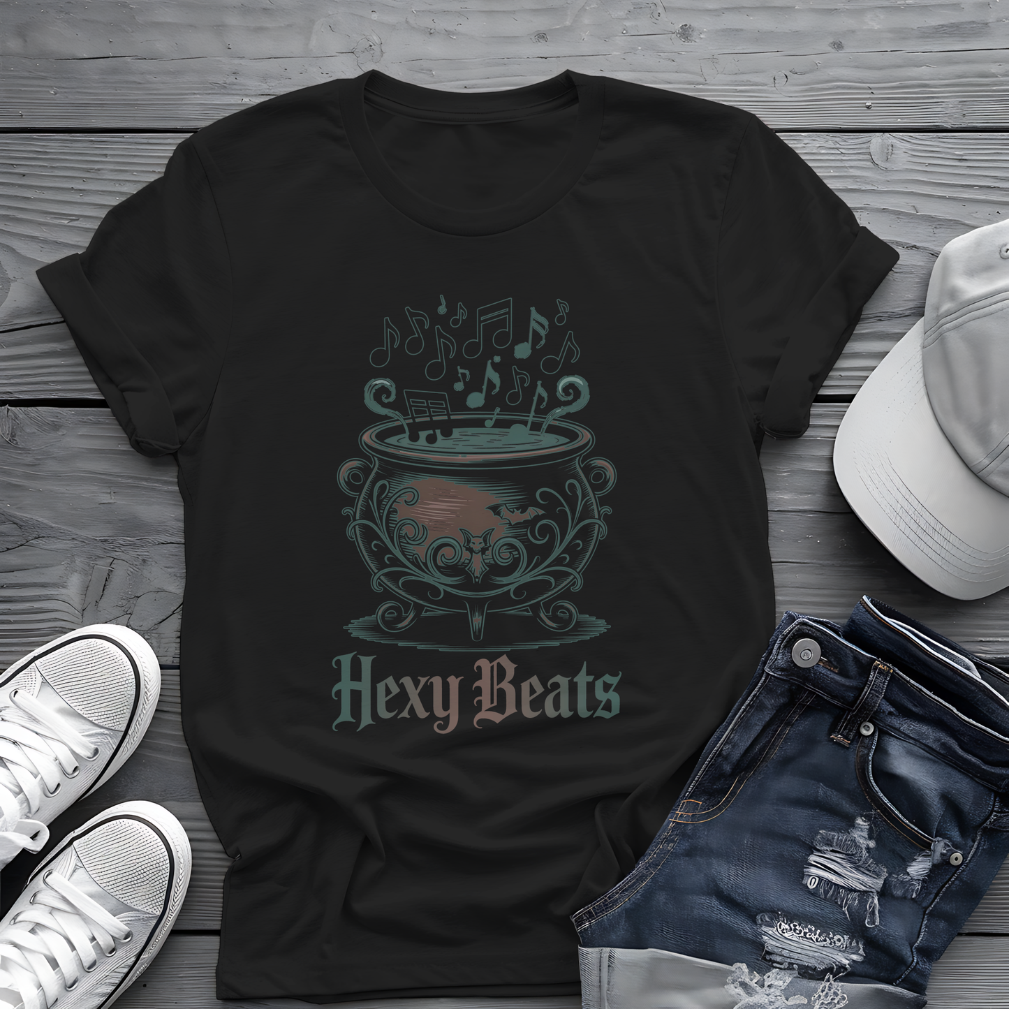 Hexy Beats Tee 🎃 Spooky Music Shirt