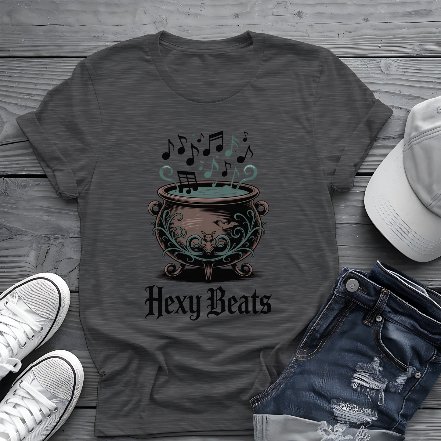 Hexy Beats Tee 🎃 Spooky Music Shirt
