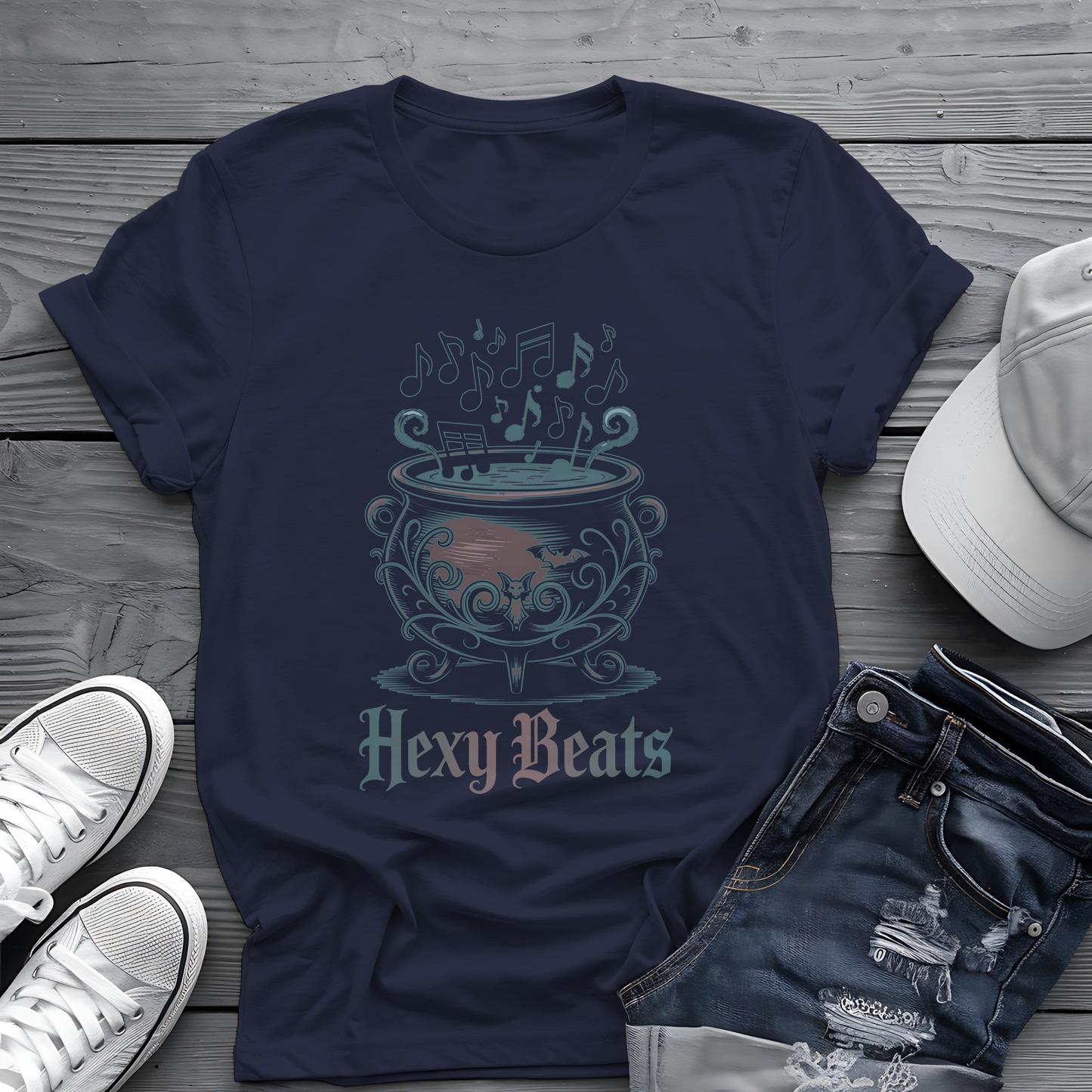 Hexy Beats Tee 🎃 Spooky Music Shirt