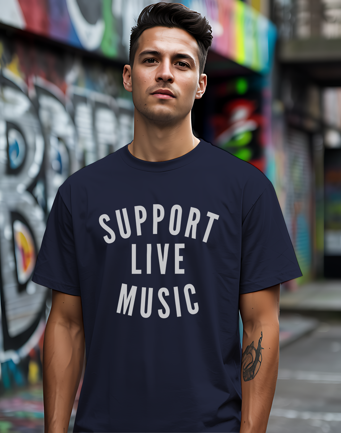 Support Live Music Tee 🎶 Concert Lover Shirt - Music Advocate Gift