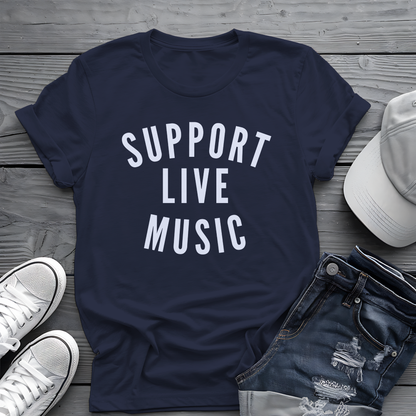 Support Live Music Tee 🎶 Concert Lover Shirt - Music Advocate Gift