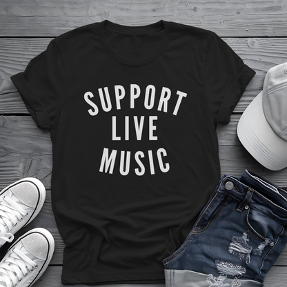 Support Live Music Tee 🎶 Concert Lover Shirt - Music Advocate Gift