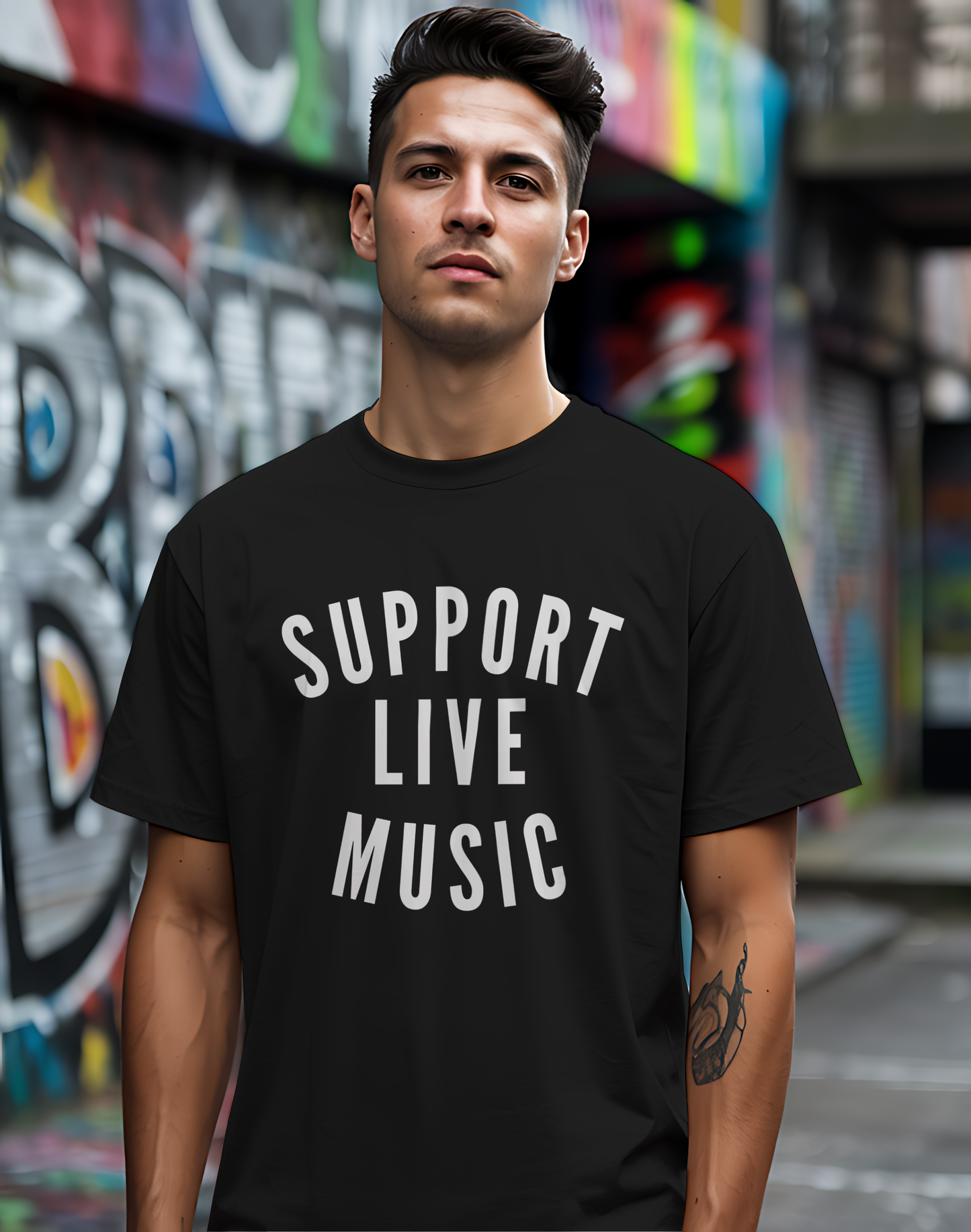 Support Live Music Tee 🎶 Concert Lover Shirt - Music Advocate Gift