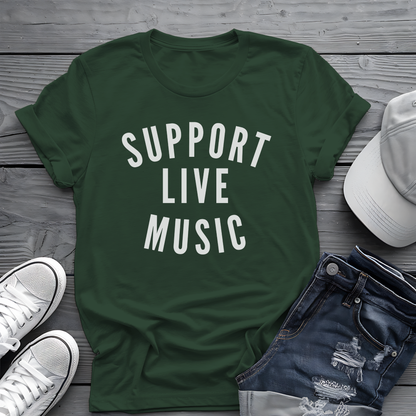 Support Live Music Tee 🎶 Concert Lover Shirt - Music Advocate Gift