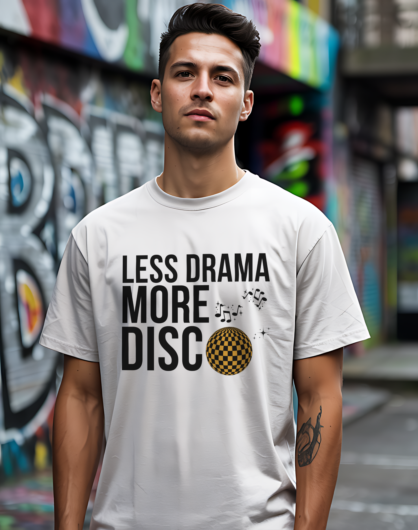 Less Drama More Disco Tee 🕺 Funny Retro 70s Shirt