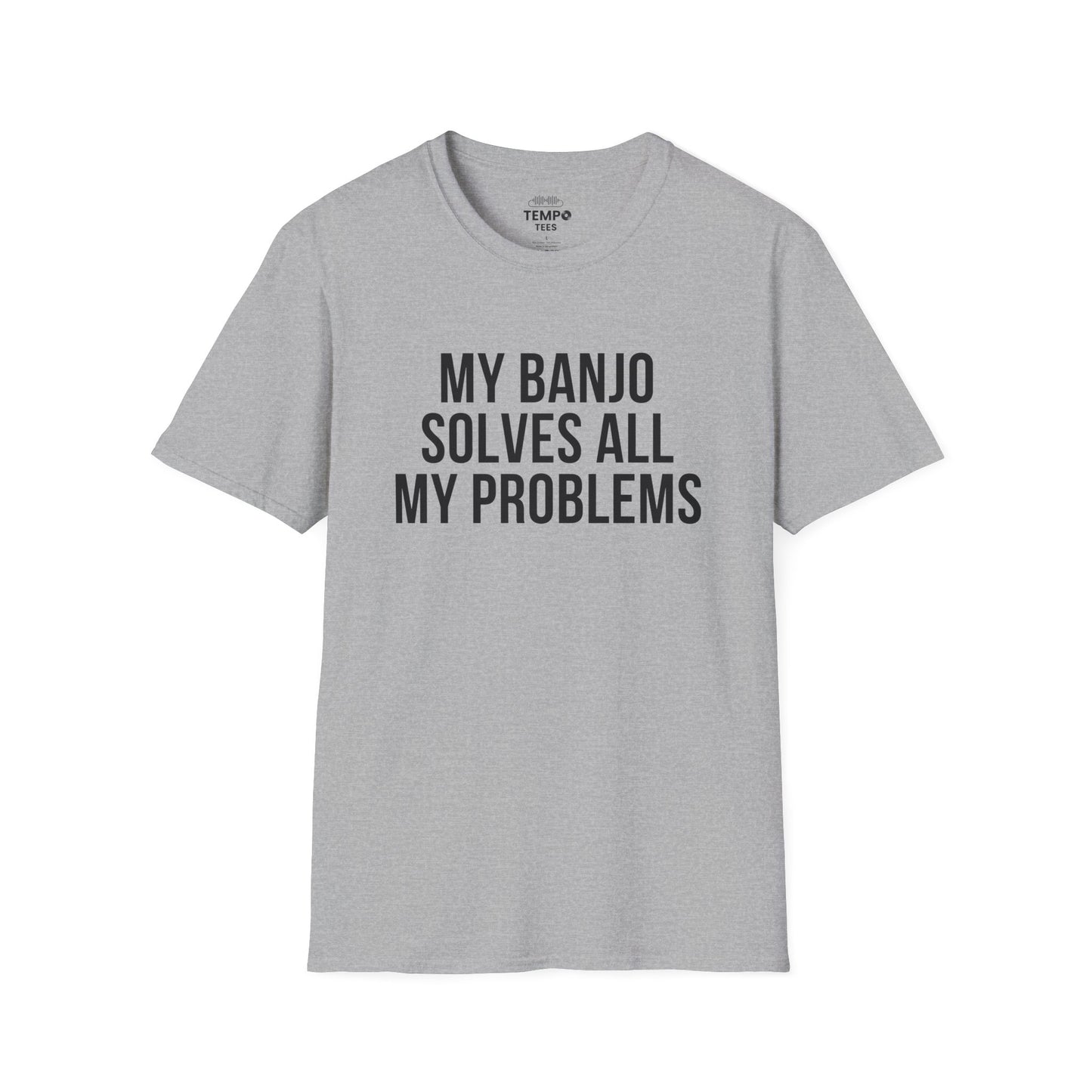 Banjo Problem Solver Tee 🎸 Funny Banjo Player Shirt