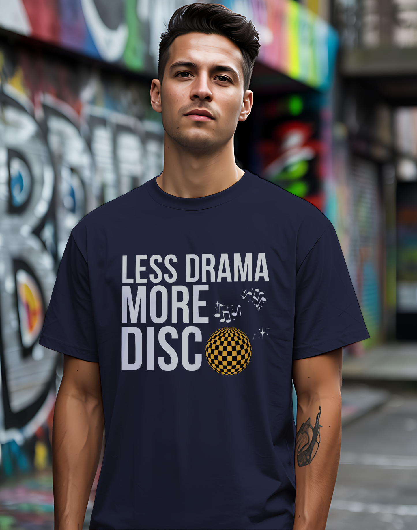 Less Drama More Disco Tee 🕺 Funny Retro 70s Shirt
