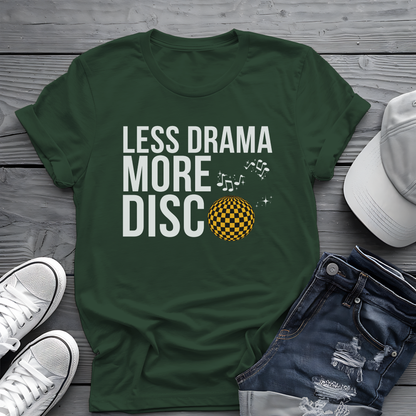 Less Drama More Disco Tee 🕺 Funny Retro 70s Shirt