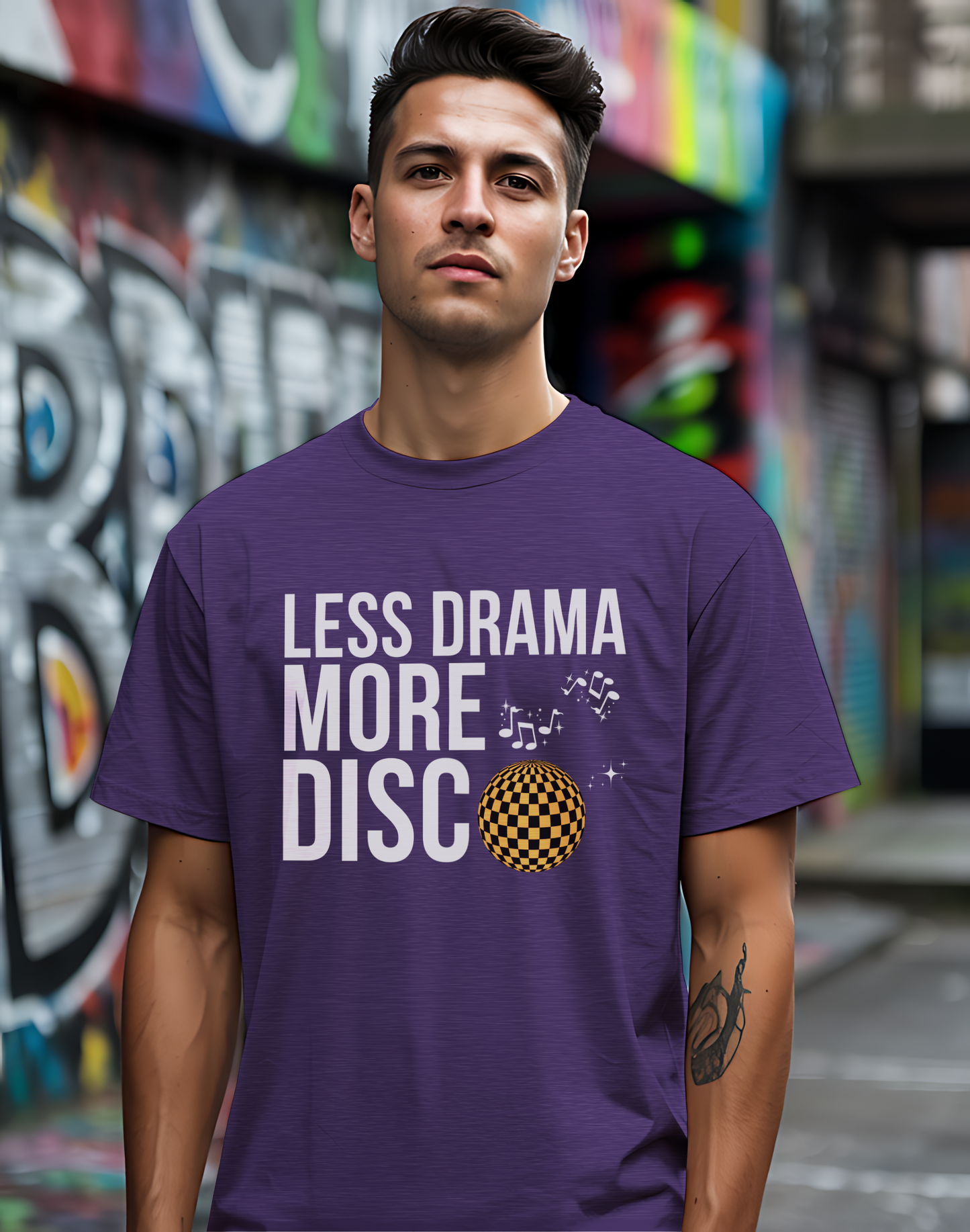 Less Drama More Disco Tee 🕺 Funny Retro 70s Shirt