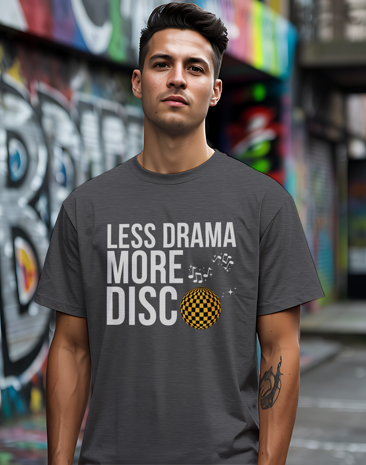 Less Drama More Disco Tee 🕺 Funny Retro 70s Shirt