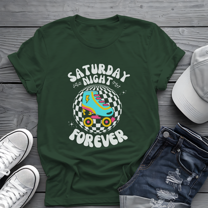 Saturday Night Tee 🕺 Retro Roller Skate Shirt