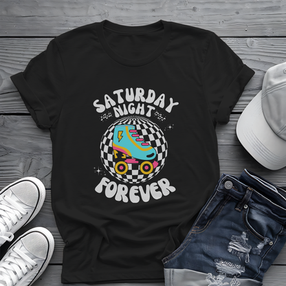 Saturday Night Tee 🕺 Retro Roller Skate Shirt