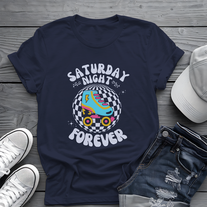 Saturday Night Tee 🕺 Retro Roller Skate Shirt