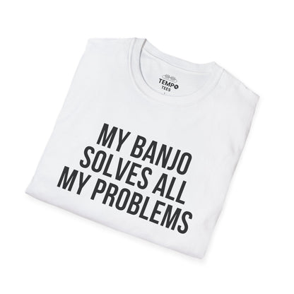 Banjo Problem Solver Tee 🎸 Funny Banjo Player Shirt