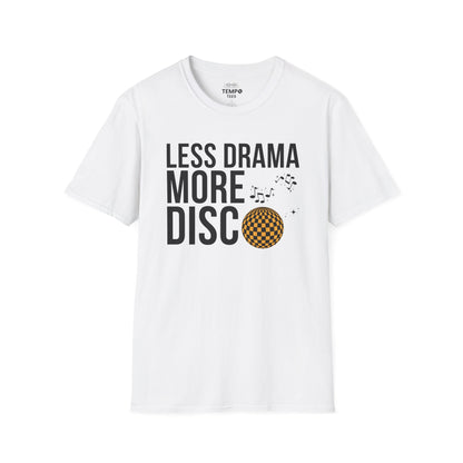 Less Drama More Disco Tee 🕺 Funny Retro 70s Shirt