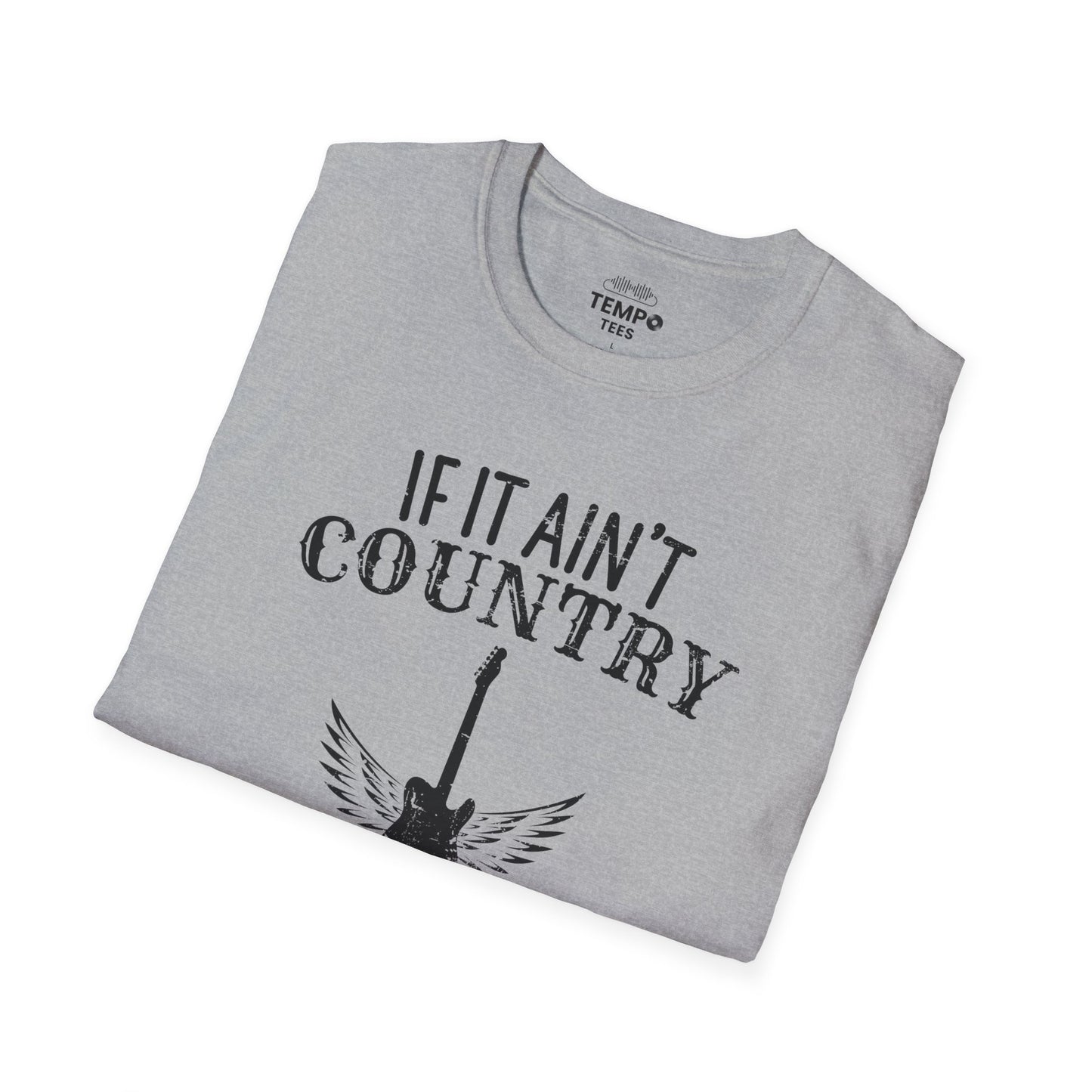 Country Nashville Tee 🎸 Wings Funny Music City Shirt