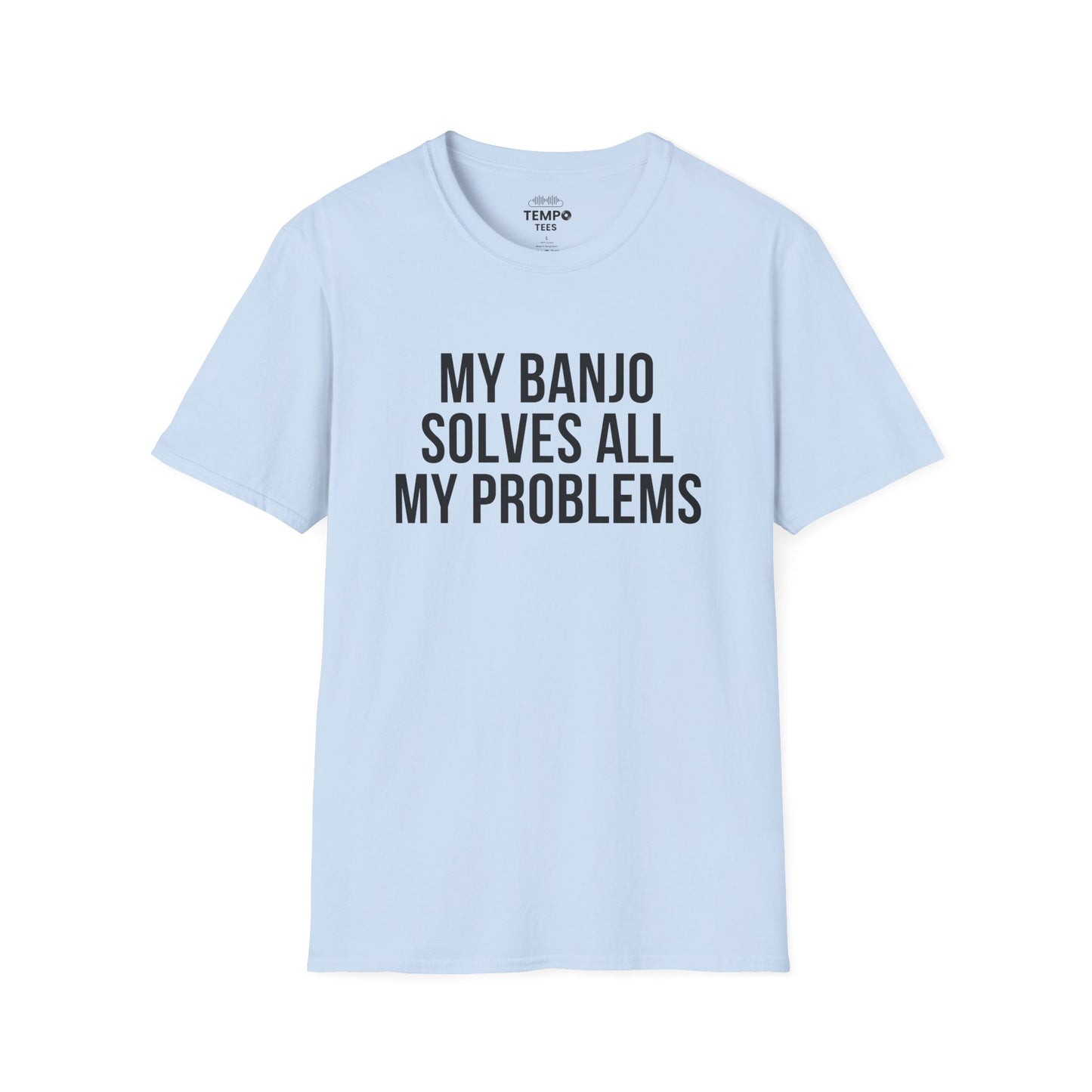 Banjo Problem Solver Tee 🎸 Funny Banjo Player Shirt