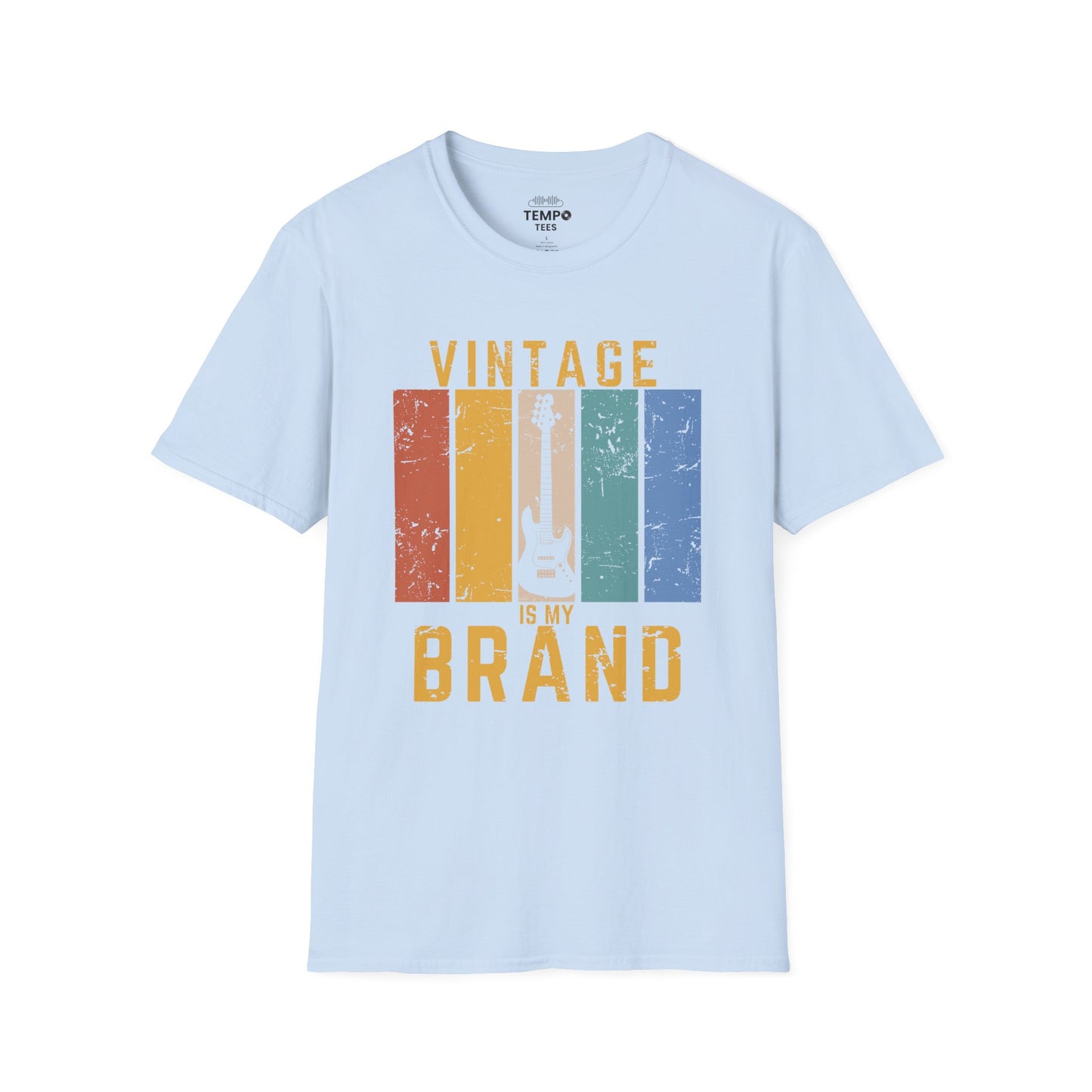 Vintage Is My Brand Tee 🎸 Retro Bass Guitar Shirt - Vintage Style Gift