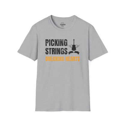 Picking Strings Tee 🎸 Wings Funny Music Shirt