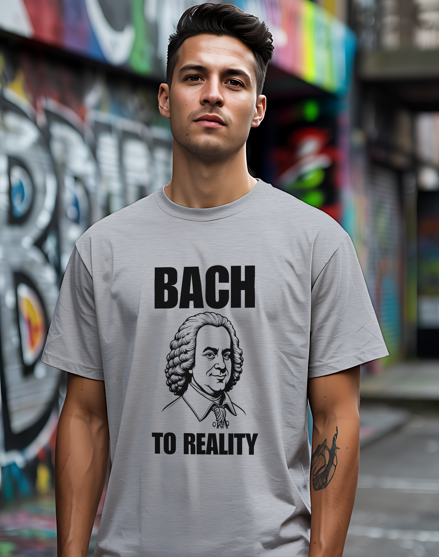 Bach To Reality Tee 🎶 Funny Classical Music Shirt