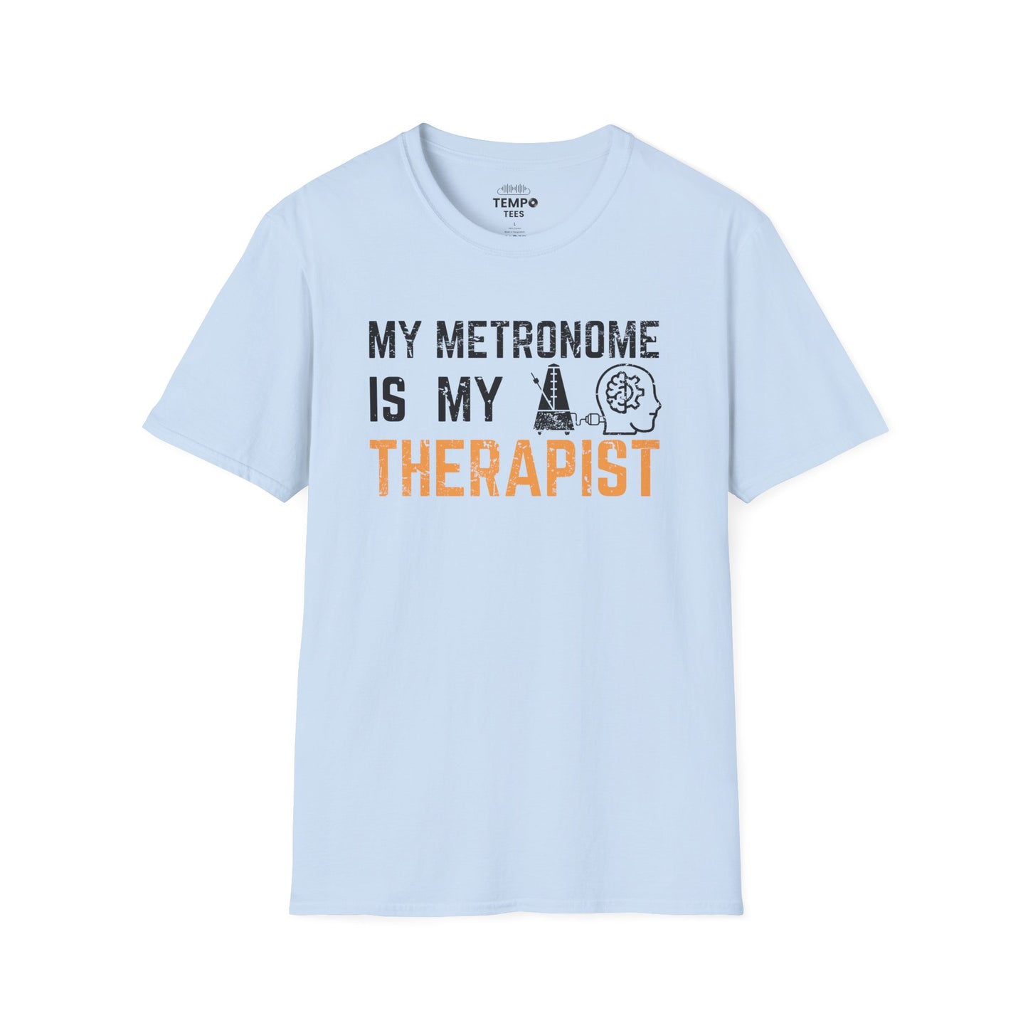 Metronome Therapist Tee 🎶 Funny Musician Shirt - Music Humor Gift