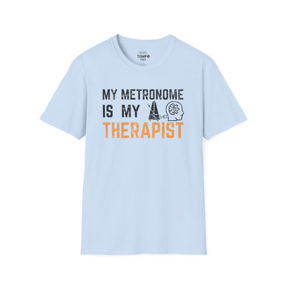 Metronome Therapist Tee 🎶 Funny Musician Shirt - Music Humor Gift