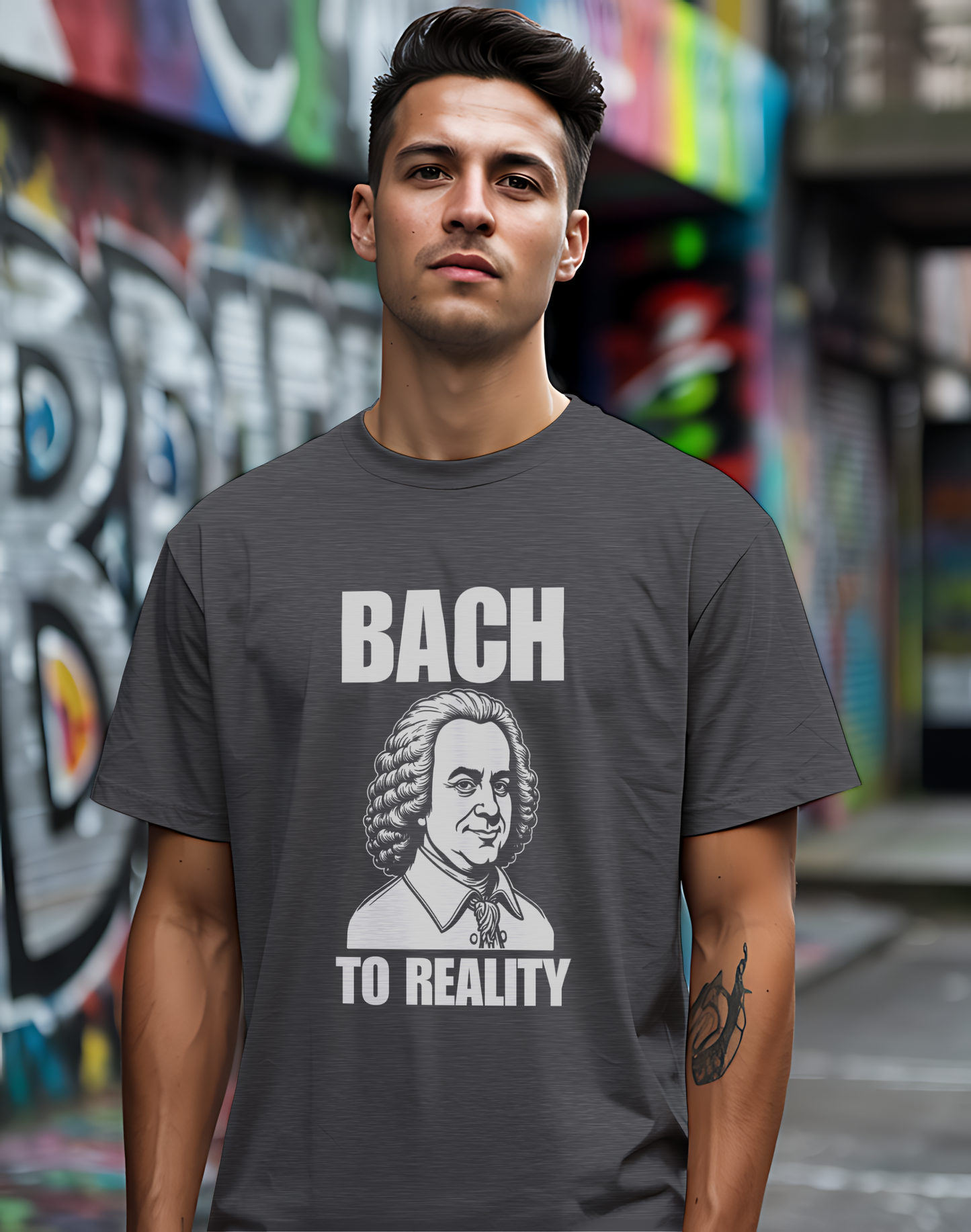 Bach To Reality Tee 🎶 Funny Classical Music Shirt