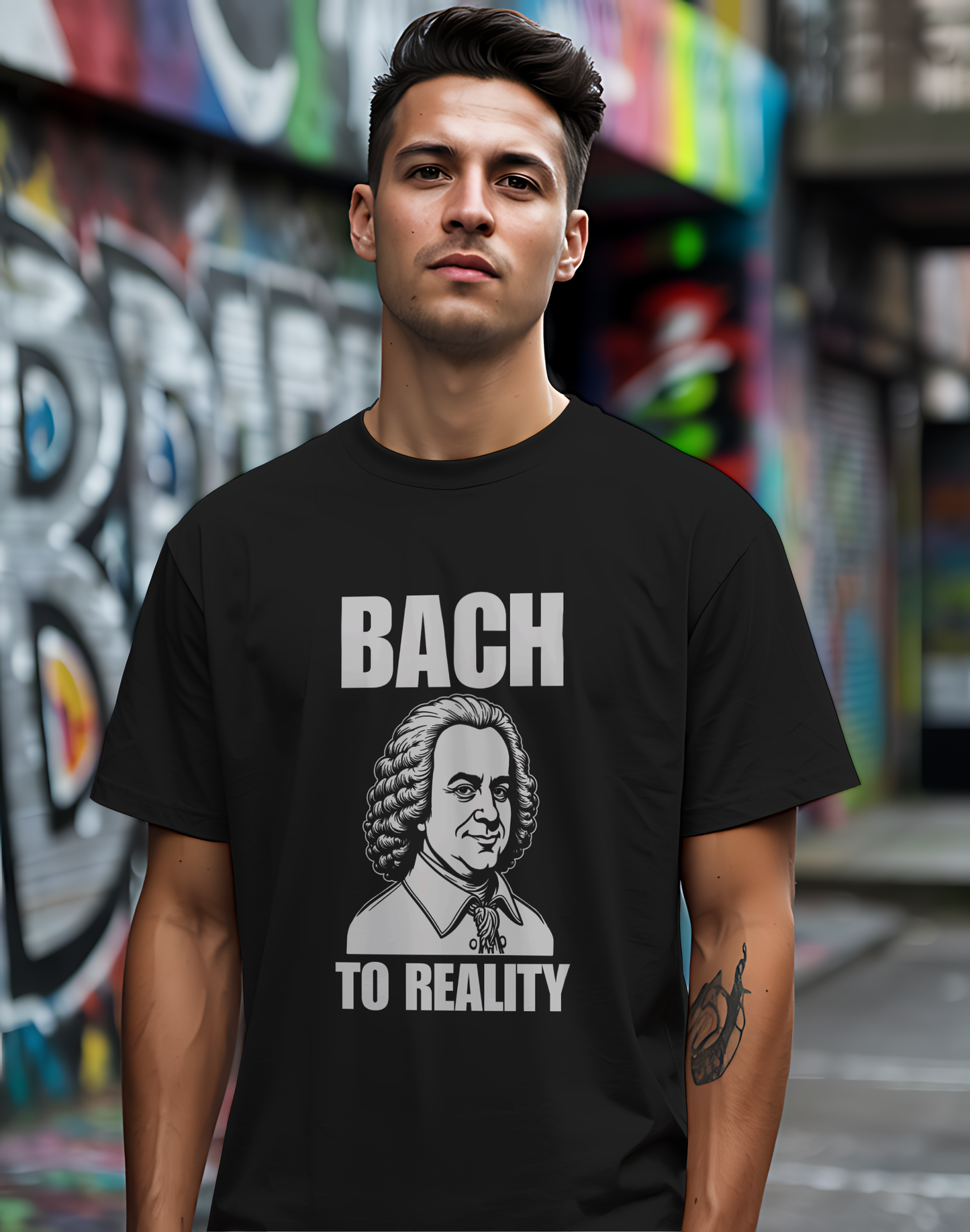 Bach To Reality Tee 🎶 Funny Classical Music Shirt