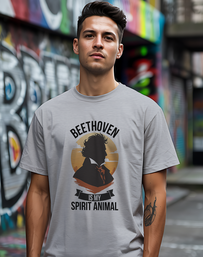 Beethoven Spirit Animal Tee 🎶 Funny Classical Music Shirt
