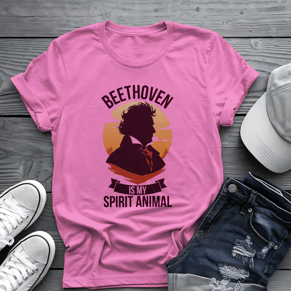 Beethoven Spirit Animal Tee 🎶 Funny Classical Music Shirt