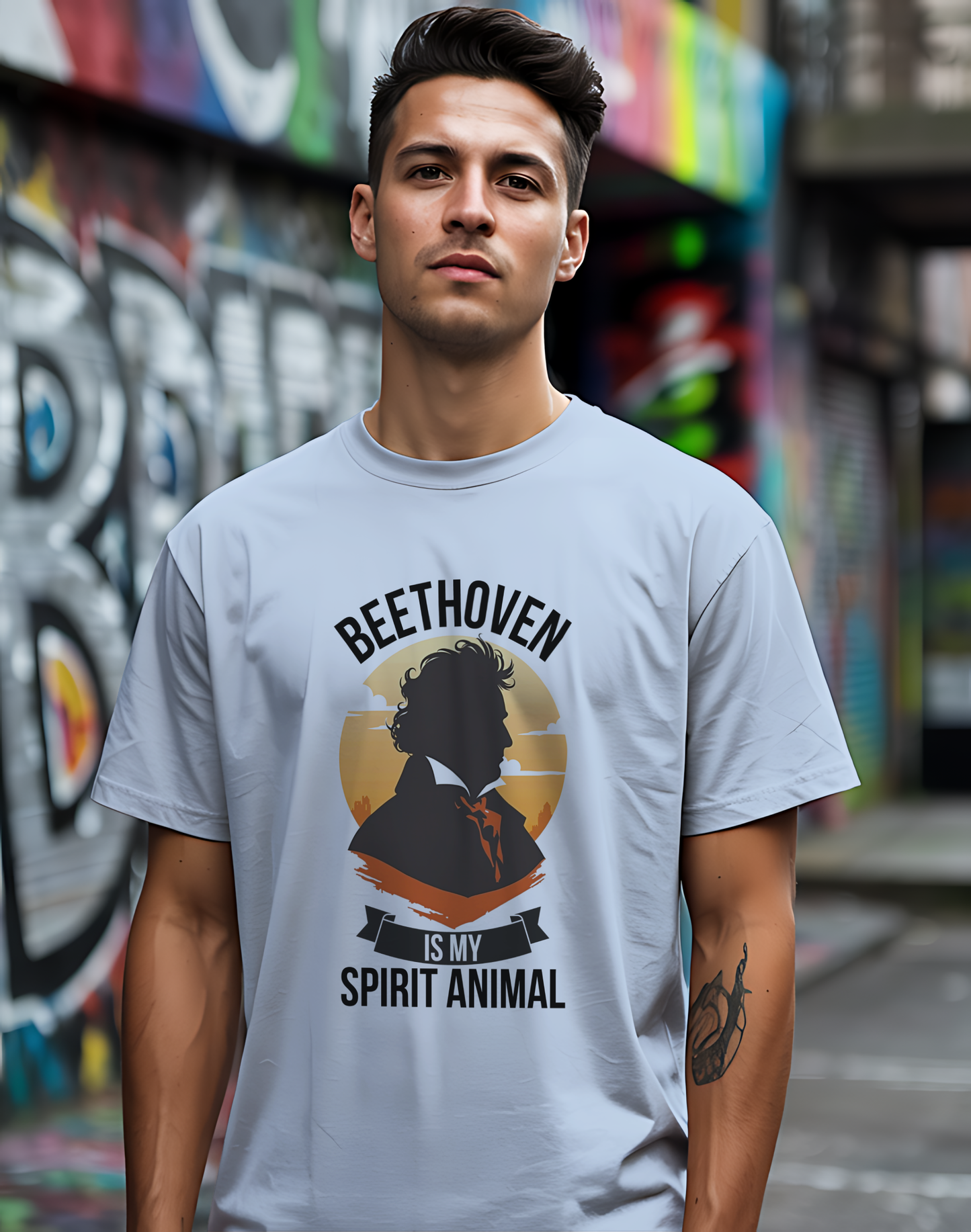 Beethoven Spirit Animal Tee 🎶 Funny Classical Music Shirt