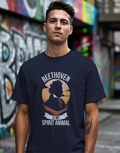 Beethoven Spirit Animal Tee 🎶 Funny Classical Music Shirt