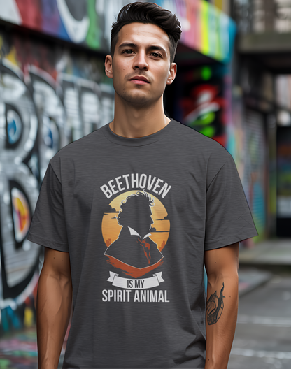 Beethoven Spirit Animal Tee 🎶 Funny Classical Music Shirt