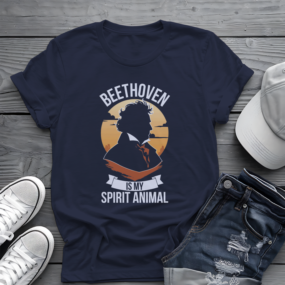 Beethoven Spirit Animal Tee 🎶 Funny Classical Music Shirt