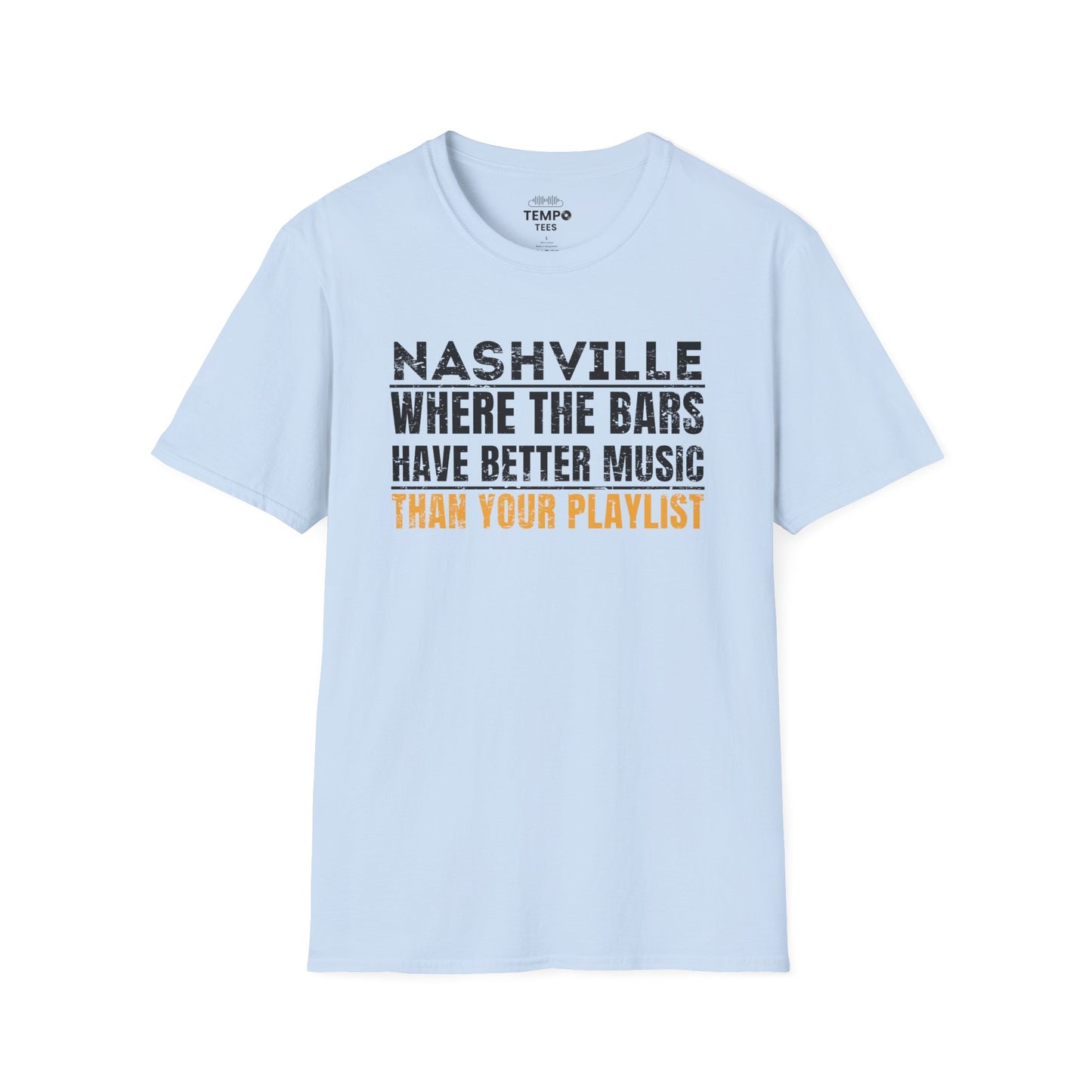 Nashville Live Music Tee 🎶 Funny Music City Shirt