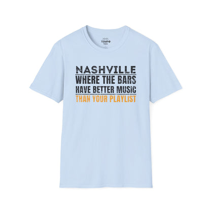 Nashville Live Music Tee 🎶 Funny Music City Shirt