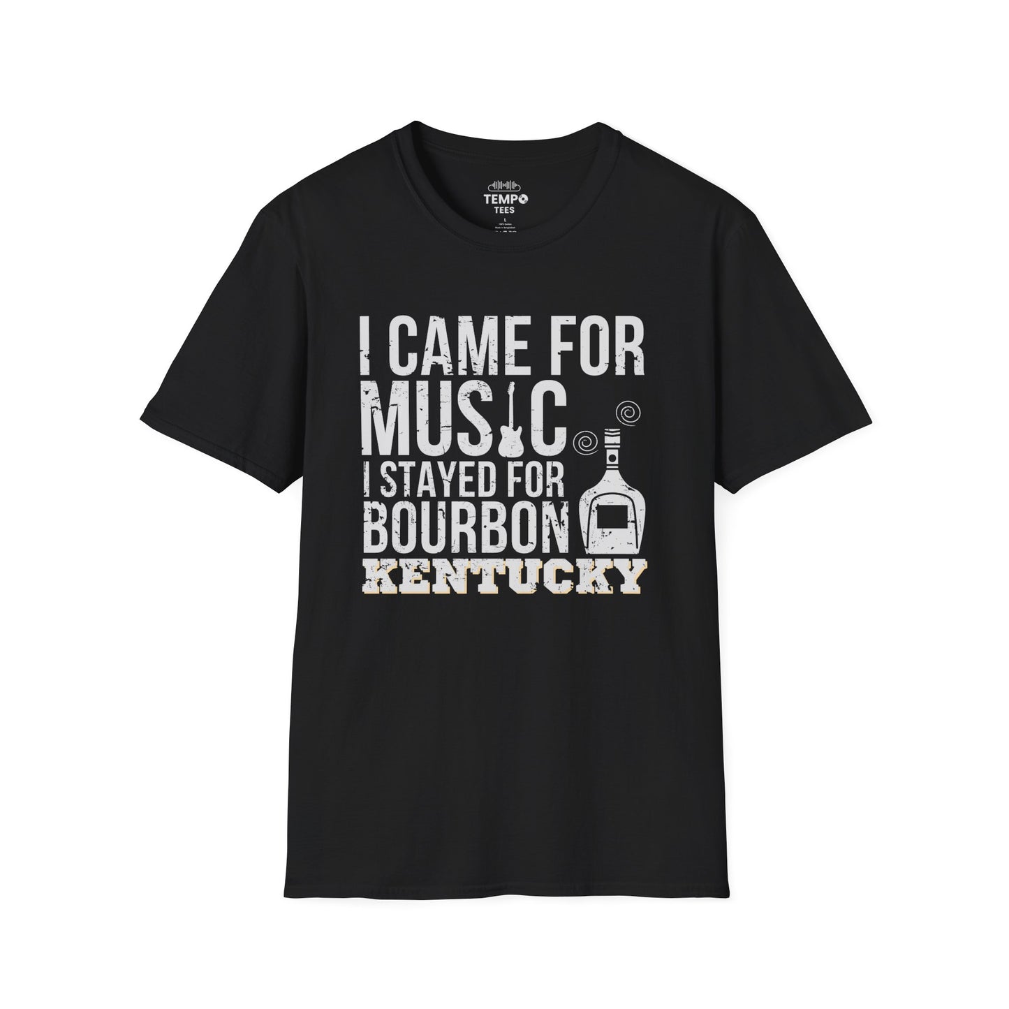 Kentucky Bourbon Tee 🎸🥃 Funny Music & Bourbon Shirt