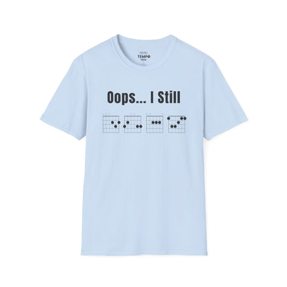 Oops... I Still DGAF Tee 🎸 Funny Chord Diagram Shirt - Musician Gift