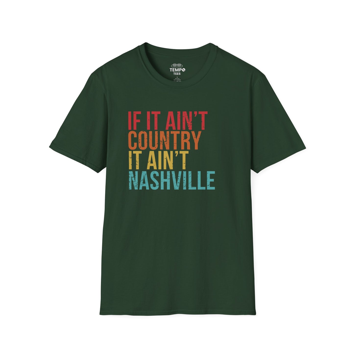 Retro Nashville Tee 🎶 Funny Country Music Shirt