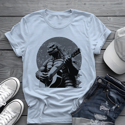 Godzilla Guitar Tee 🎸 Funny Music Shirt - Pop Culture Gift