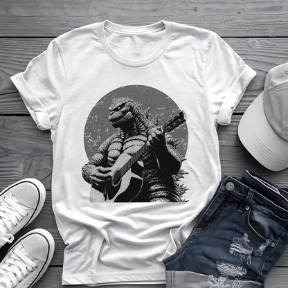 Godzilla Guitar Tee 🎸 Funny Music Shirt - Pop Culture Gift