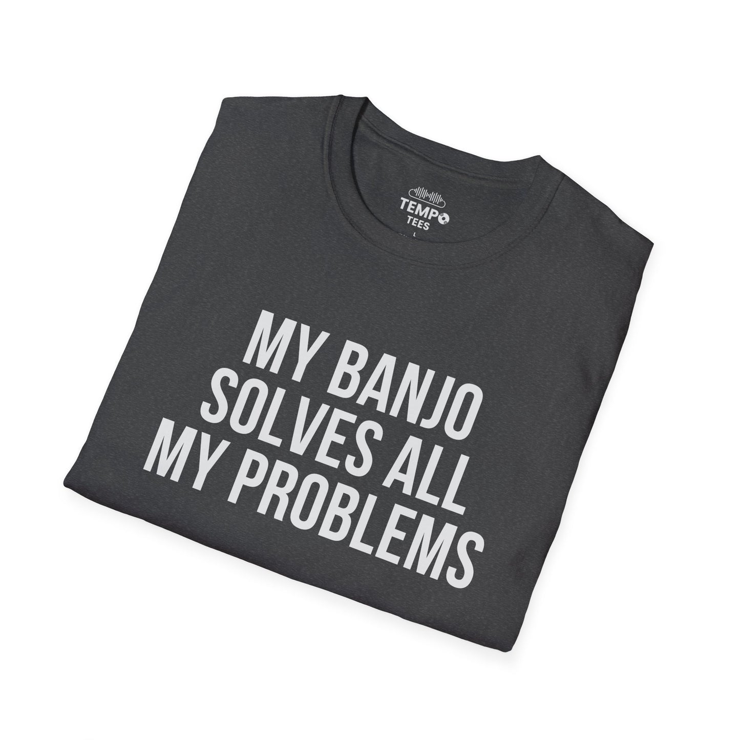 Banjo Problem Solver Tee 🎸 Funny Banjo Player Shirt