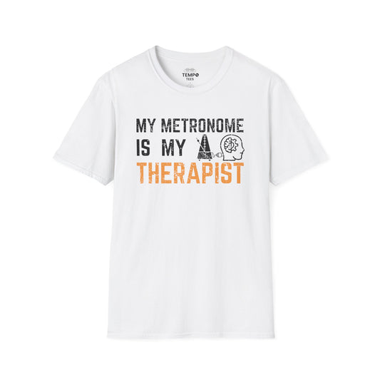 Metronome Therapist Tee 🎶 Funny Musician Shirt - Music Humor Gift