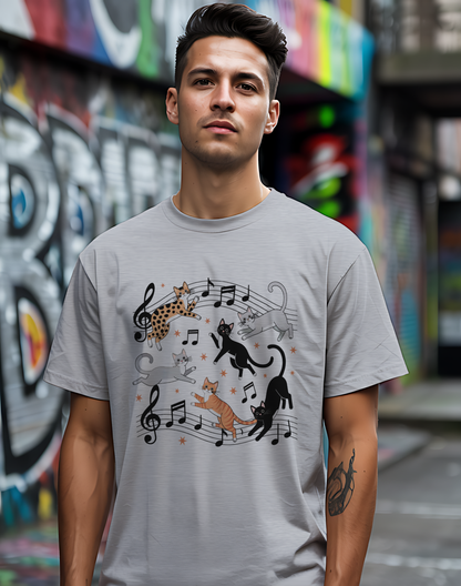 Musical Cats Tee 🎶 Meowsical Funny Cat Lover Shirt