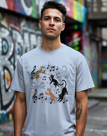 Musical Cats Tee 🎶 Meowsical Funny Cat Lover Shirt
