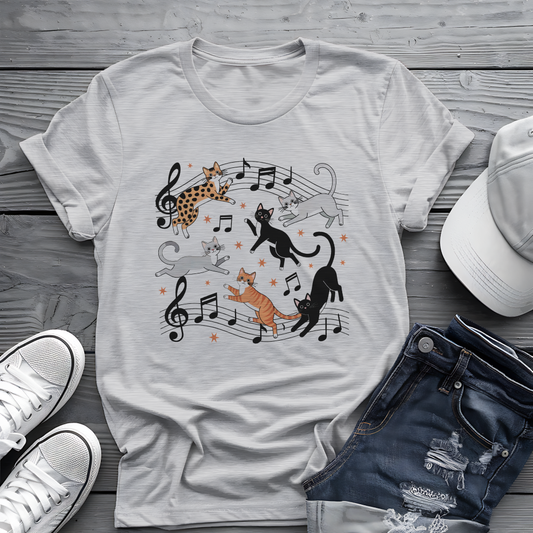Musical Cats Tee 🎶 Meowsical Funny Cat Lover Shirt