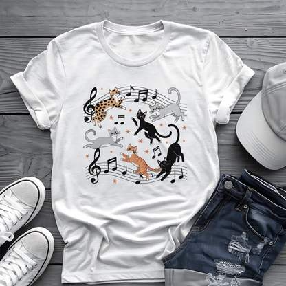 Musical Cats Tee 🎶 Meowsical Funny Cat Lover Shirt