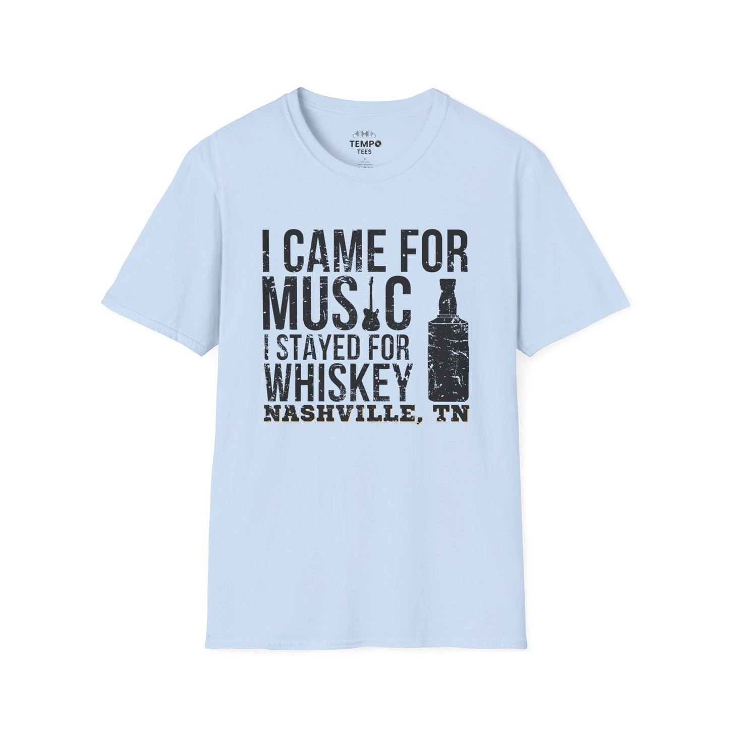 Music City Whiskey Tee 🎸🥃 Funny Nashville Shirt