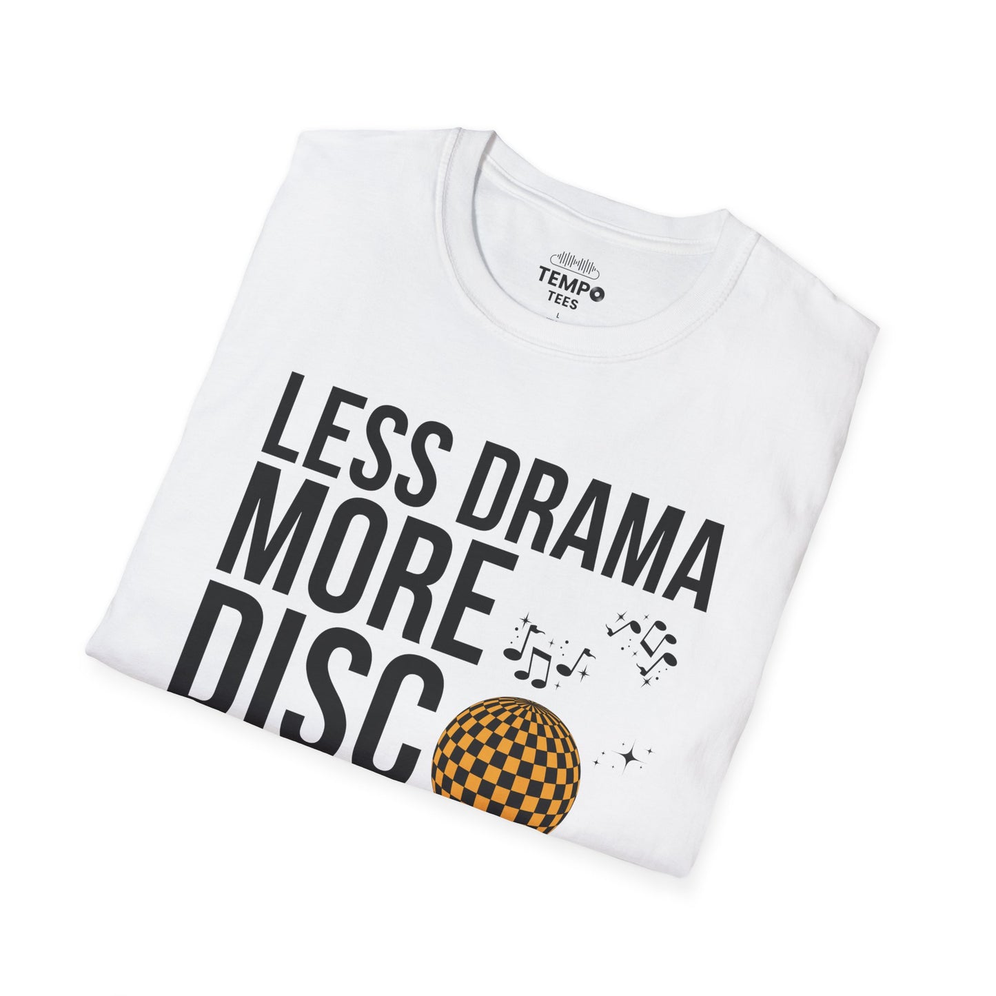 Less Drama More Disco Tee 🕺 Funny Retro 70s Shirt